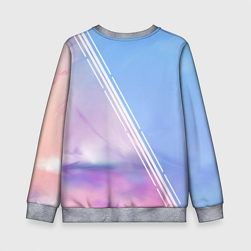 Детский свитшот Genshin Impact / 3D-Меланж – фото 2