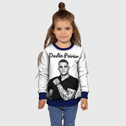 Свитшот детский Dustin Poirier, цвет: 3D-синий — фото 2