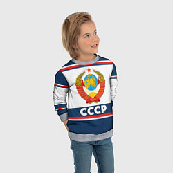 Свитшот детский СССР, цвет: 3D-меланж — фото 2