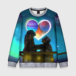 Свитшот детский Ваня Дмитриенко Венера-Юпитер, цвет: 3D-меланж