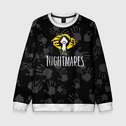 Свитшот детский Little Nightmares, цвет: 3D-белый