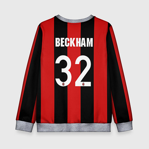 Детский свитшот Форма Милан Бекхэм / 3D-Меланж – фото 2