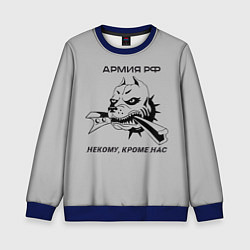 Свитшот детский ЖДВ ВС РФ, цвет: 3D-синий