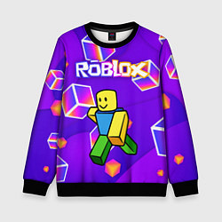 Свитшот детский ROBLOX КУБЫ, цвет: 3D-черный