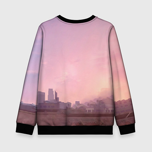 Детский свитшот Персонажи ГТА 5 / 3D-Черный – фото 2