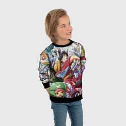 Свитшот детский ONE PIECE ВАН ПИС, цвет: 3D-черный — фото 2