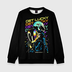 Свитшот детский DAFT PUNK, цвет: 3D-черный