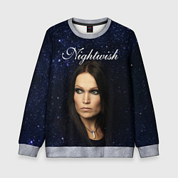 Свитшот детский Nightwish Tarja Turunen Z, цвет: 3D-меланж