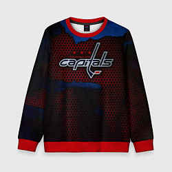 Свитшот детский WASHINGTON CAPITALS, цвет: 3D-красный