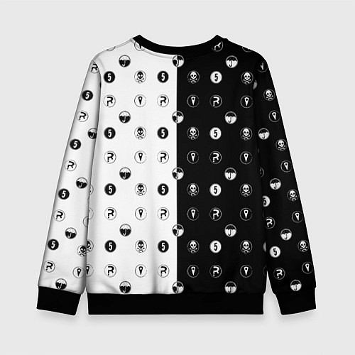 Детский свитшот Umbrella Academy / 3D-Черный – фото 2