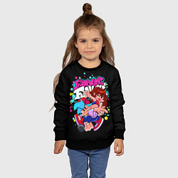 Свитшот детский Friday Night Funkin, цвет: 3D-черный — фото 2