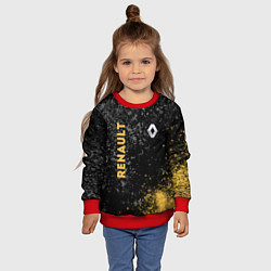 Свитшот детский Renault Брызги, цвет: 3D-красный — фото 2