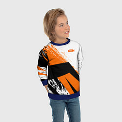Свитшот детский KTM КТМ Z, цвет: 3D-синий — фото 2