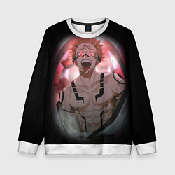 Свитшот детский МАГИЧЕСКАЯ БИТВА SUKUNA, цвет: 3D-белый