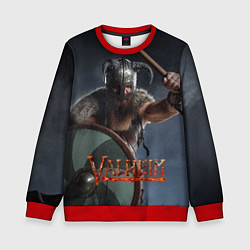 Свитшот детский Viking Valheim, цвет: 3D-красный