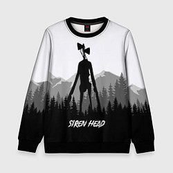 Свитшот детский SIREN HEAD DARK FOREST, цвет: 3D-черный