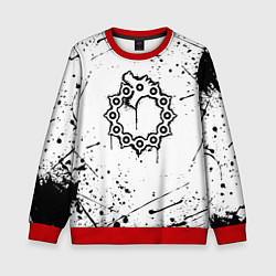 Свитшот детский МЕЛИОДАС 7 СМЕРТНЫХ ГРЕХОВ, цвет: 3D-красный