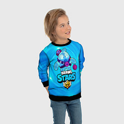 Свитшот детский Сквик Squeak Brawl Stars, цвет: 3D-черный — фото 2