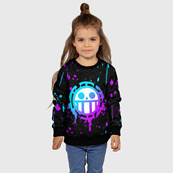 Свитшот детский ONE PIECE ВАН ПИС НЕОН, цвет: 3D-черный — фото 2