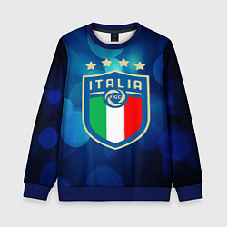 Свитшот детский Сборная Италии, цвет: 3D-синий