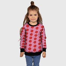 Свитшот детский Губки, цвет: 3D-черный — фото 2