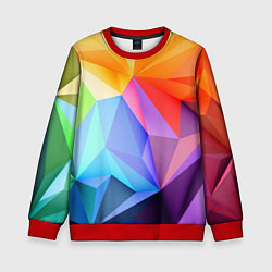 Детский свитшот Радужная геометрия