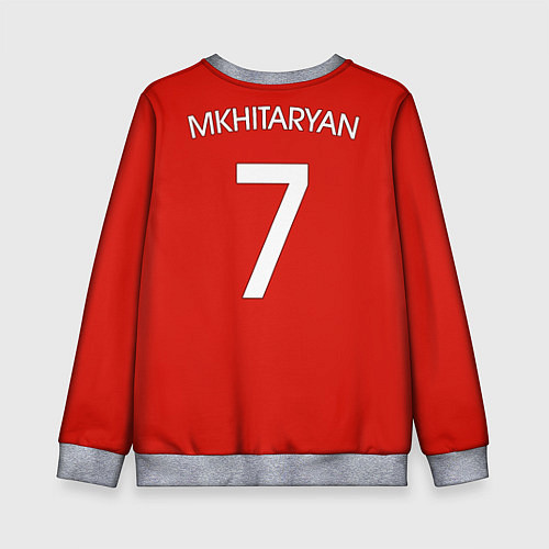 Детский свитшот Г Мхитарян футболка Арсенал / 3D-Меланж – фото 2