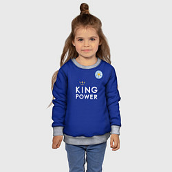 Свитшот детский №9 Leicester City, цвет: 3D-меланж — фото 2