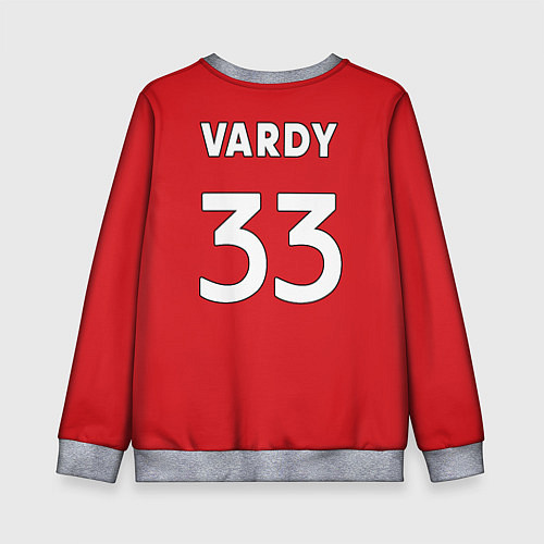 Детский свитшот № 33 Jamie Vardy Fleetwood Town / 3D-Меланж – фото 2