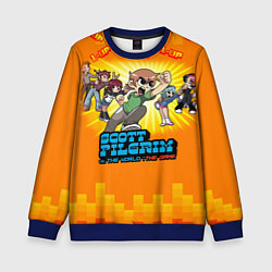 Свитшот детский Scott Pilgrim, цвет: 3D-синий