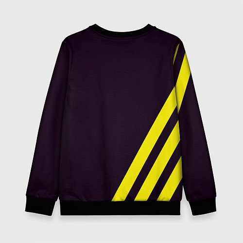 Детский свитшот Холанд Боруссия / 3D-Черный – фото 2