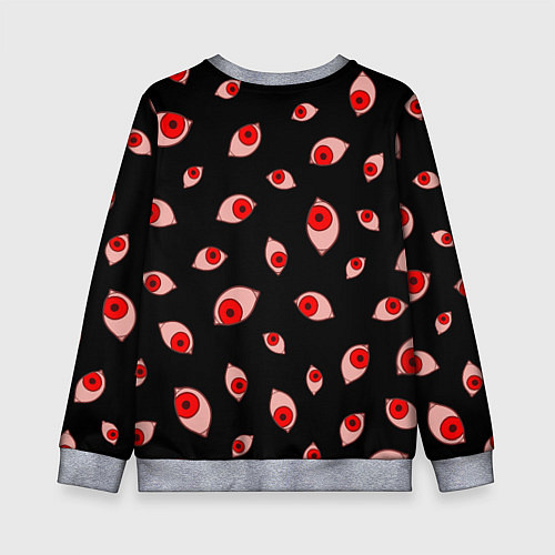 Детский свитшот Взгляд тьмы / 3D-Меланж – фото 2