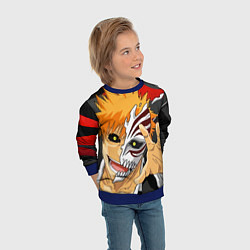 Свитшот детский Bleach, Ичиго Куросаки, цвет: 3D-синий — фото 2