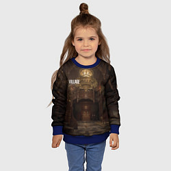 Свитшот детский RESIDENT EVIL VILLAGE, цвет: 3D-синий — фото 2