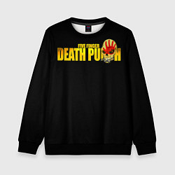 Свитшот детский FFDP Five Finger Death Punch, цвет: 3D-черный