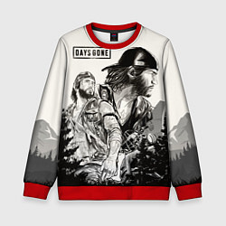Свитшот детский Days Gone, цвет: 3D-красный