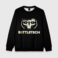 Свитшот детский BATTLETECH, цвет: 3D-черный