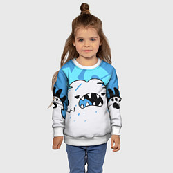 Свитшот детский SK8 the Infinity Скейт Ланги, цвет: 3D-белый — фото 2