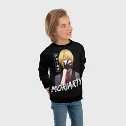 Свитшот детский Moriarty Moriarty the patriot, цвет: 3D-черный — фото 2