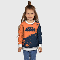 Свитшот детский KTM ГРАНЖ Z, цвет: 3D-белый — фото 2