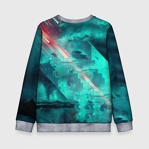 Детский свитшот Баттлфилд 2042 / 3D-Меланж – фото 2