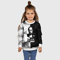 Свитшот детский Крёстный отец The Godfather, цвет: 3D-белый — фото 2
