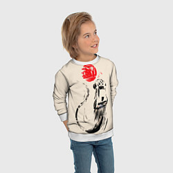 Свитшот детский Flying car, цвет: 3D-белый — фото 2