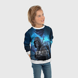 Свитшот детский Сталкер 2 Сердце Чернобыля DE, цвет: 3D-белый — фото 2