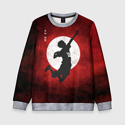 Свитшот детский Шоё Хината прыжок Haikyu!!, цвет: 3D-меланж