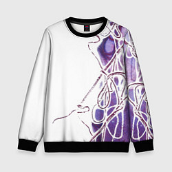 Детский свитшот Фиолетовые нити