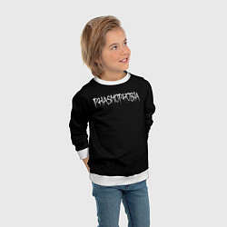Свитшот детский Phasmophobia logo, цвет: 3D-белый — фото 2