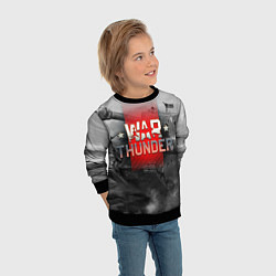 Свитшот детский WAR THUNDER ВАР ТАНДЕР, цвет: 3D-черный — фото 2