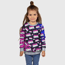 Свитшот детский FRIDAY NIGHT FUNKIN ЛОГОБОМБИН, цвет: 3D-меланж — фото 2