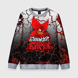 Свитшот детский Friday Night Funkin Tricky One, цвет: 3D-меланж